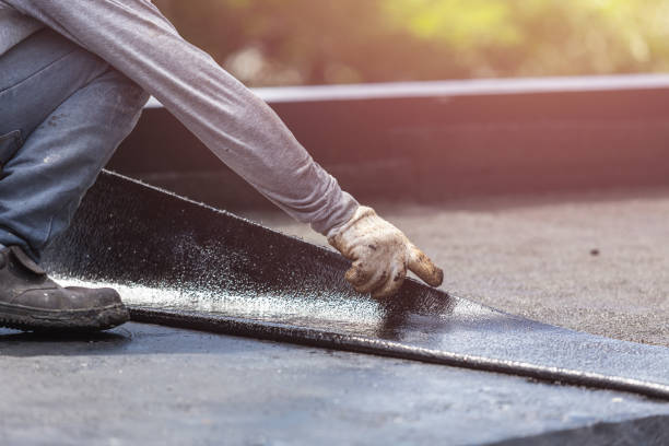 Professional Basement Waterproofing technician working in Bridgeport, WA
